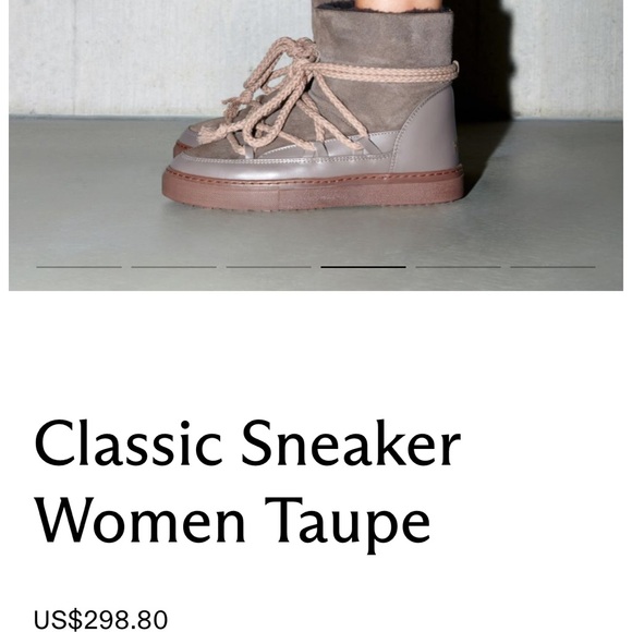 INUIKII Classic Platform Winter Boots Women Taupe Pantone Mocha Mousse Color - Picture 5 of 10